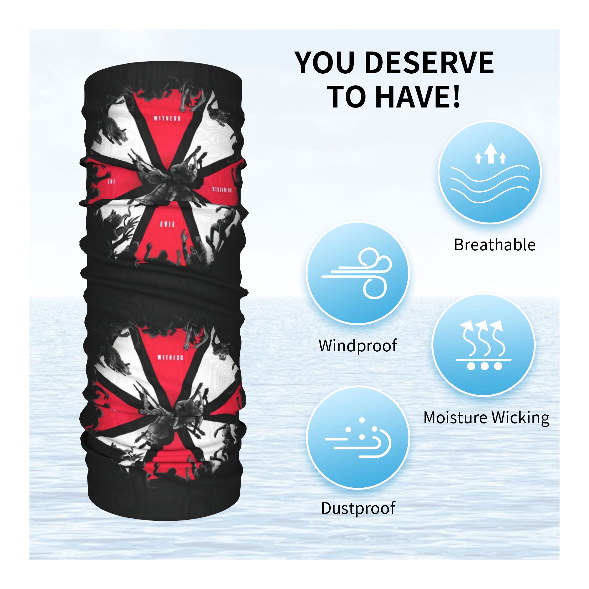 Umbrellas Corporations Residen - Neck Gaiter Face Cover recensione e prezzo