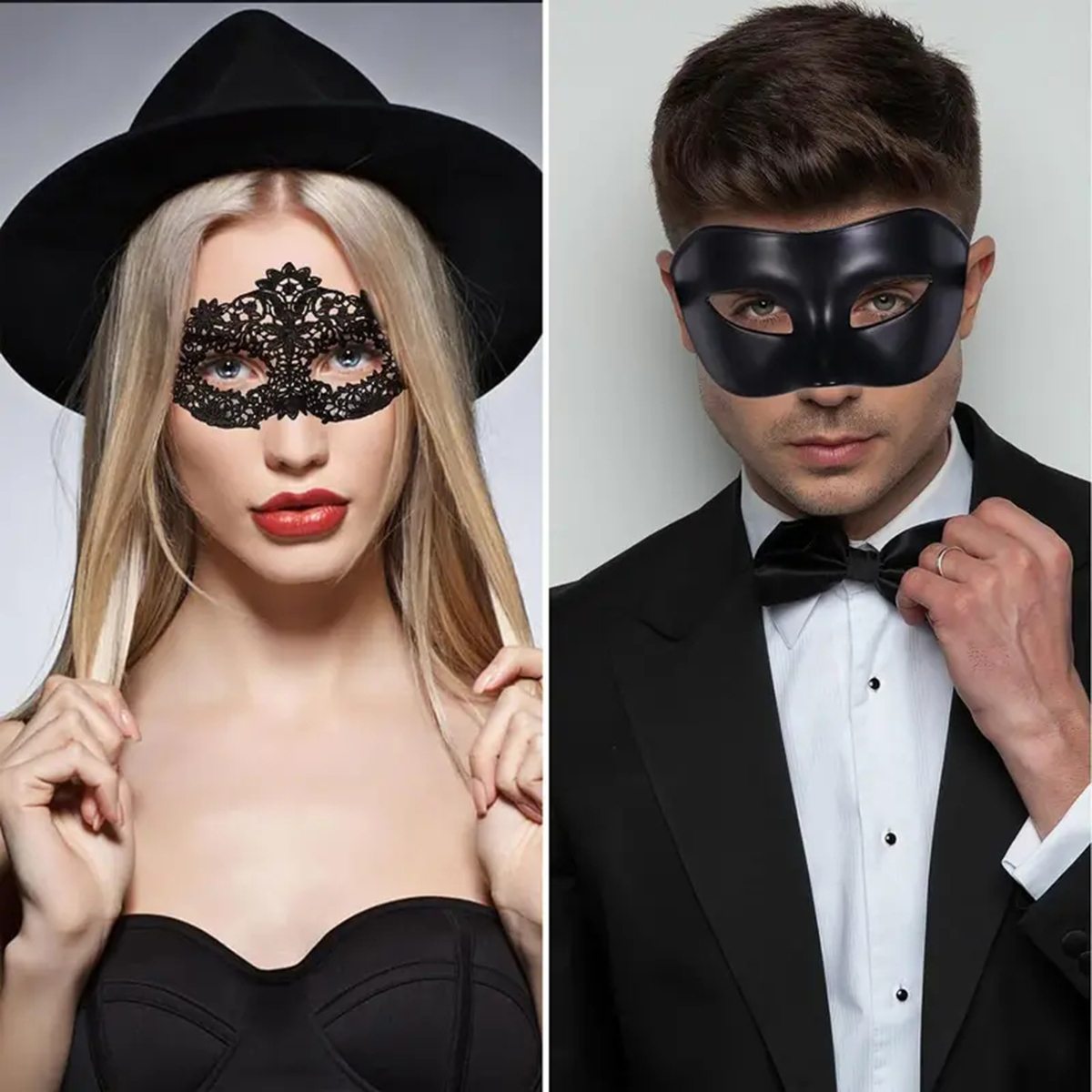 2pcs Hot New Sexy Black Lace M - Black Face Mask Pack recensione e prezzo