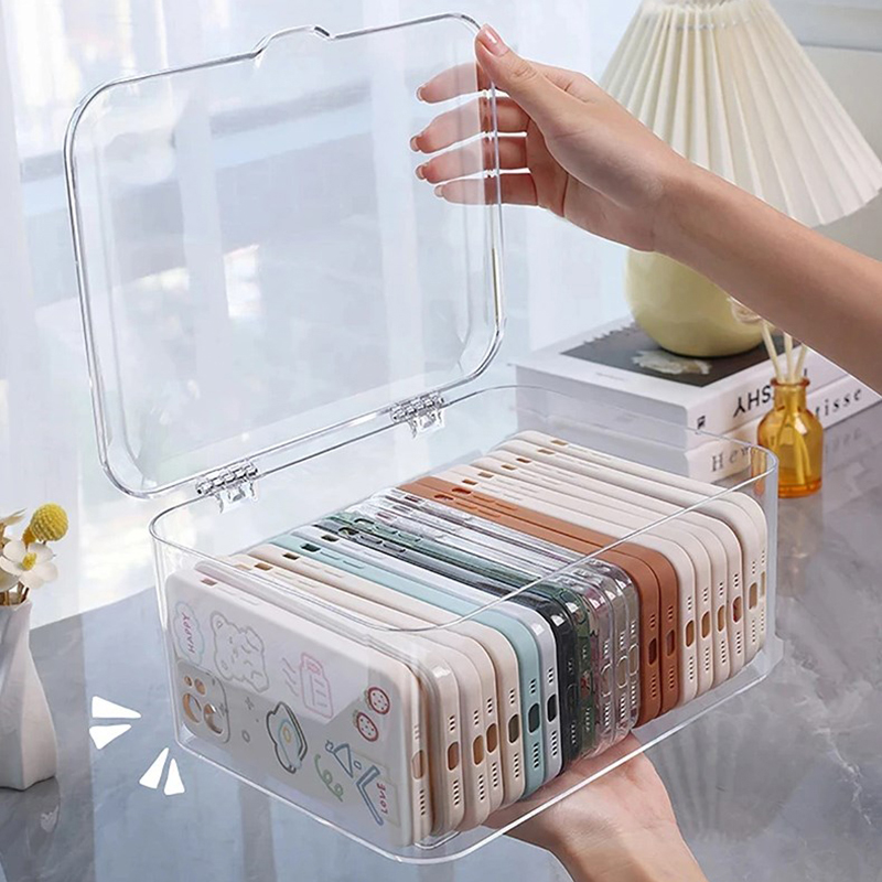 Acrylic Sundries Storage Baske - Face Mask Storage Box recensione e prezzo