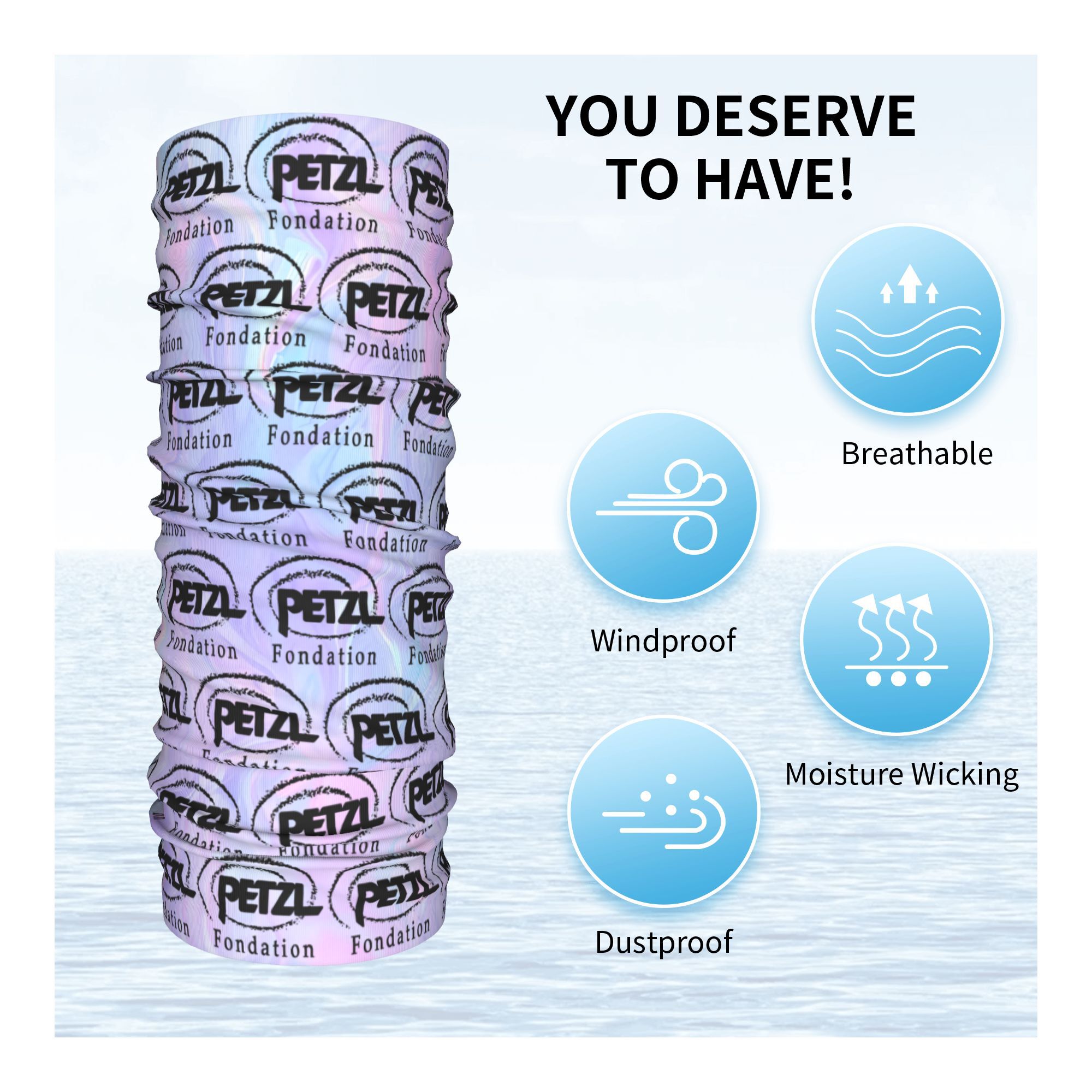 Custom Colorful P-Petzls Banda - Neck Gaiter Face Cover recensione e prezzo