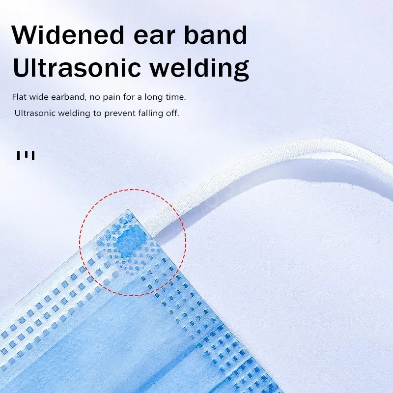 50-500pcs Disposable Adults in - Disposable Mask Blue recensione e prezzo