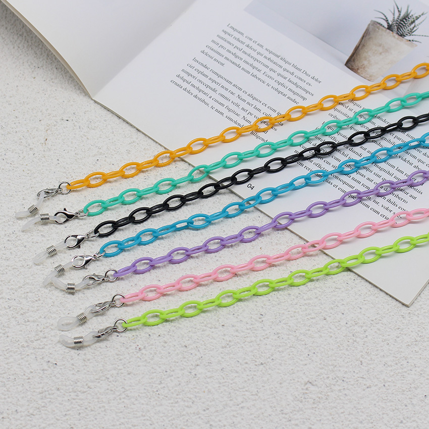 Children Colorful Acrylic Glas - Mask Chain Holder recensione e prezzo