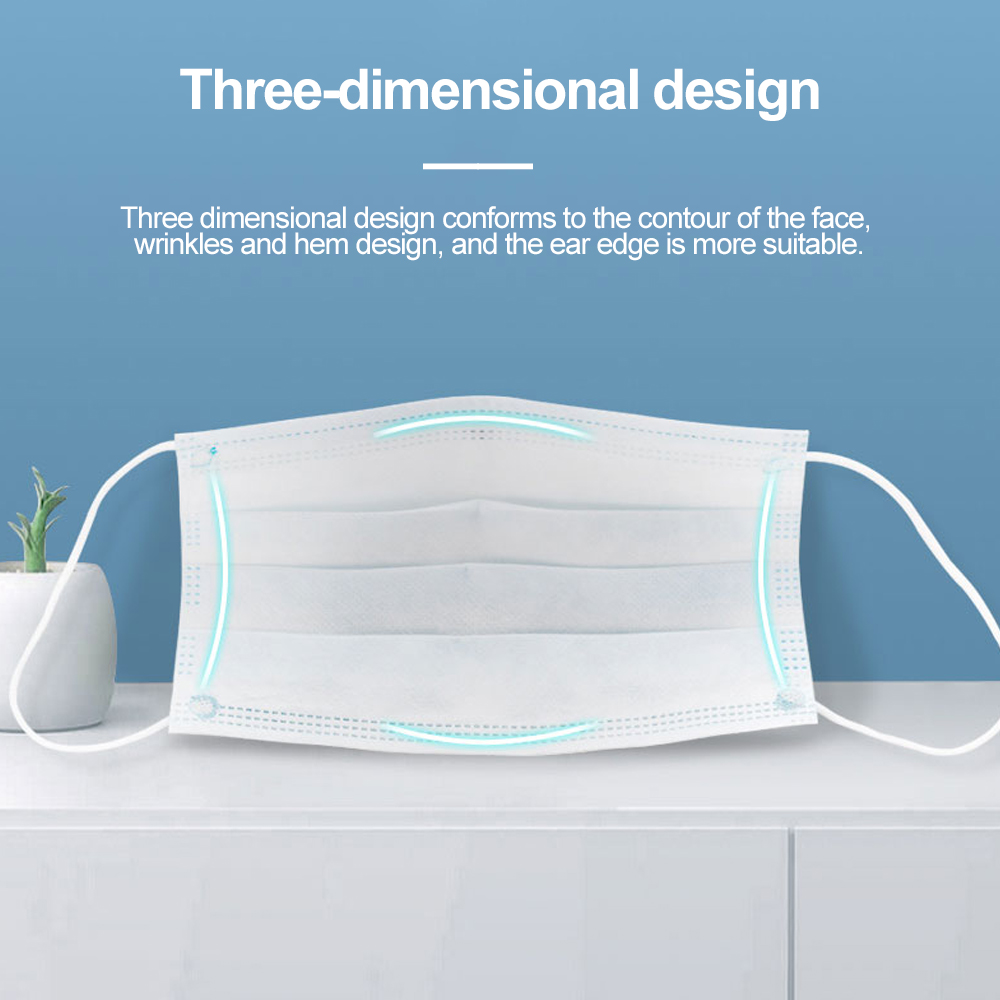 Mouth Masks 3-layer Anti-Dust  - Disposable Surgical Mask recensione e prezzo