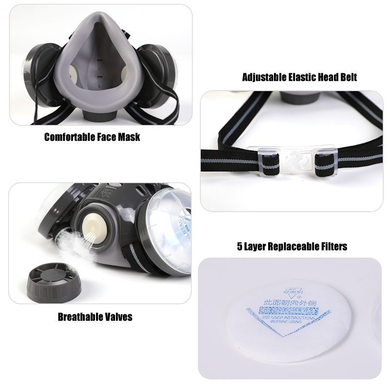 New Anti Dust Mask Full Face R - Dust Mask Construction recensione e prezzo