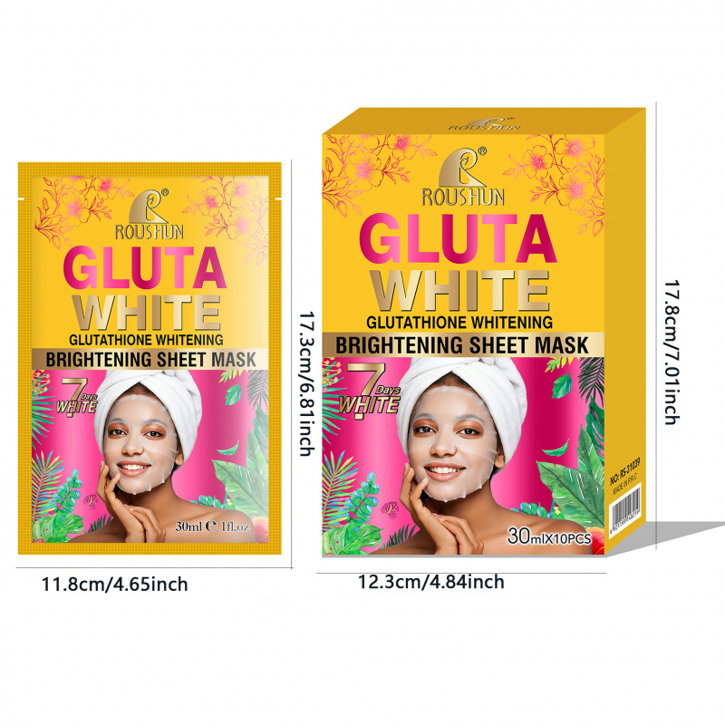 Gluta White Facial Mask Facial - Face Mask Storage Box recensione e prezzo