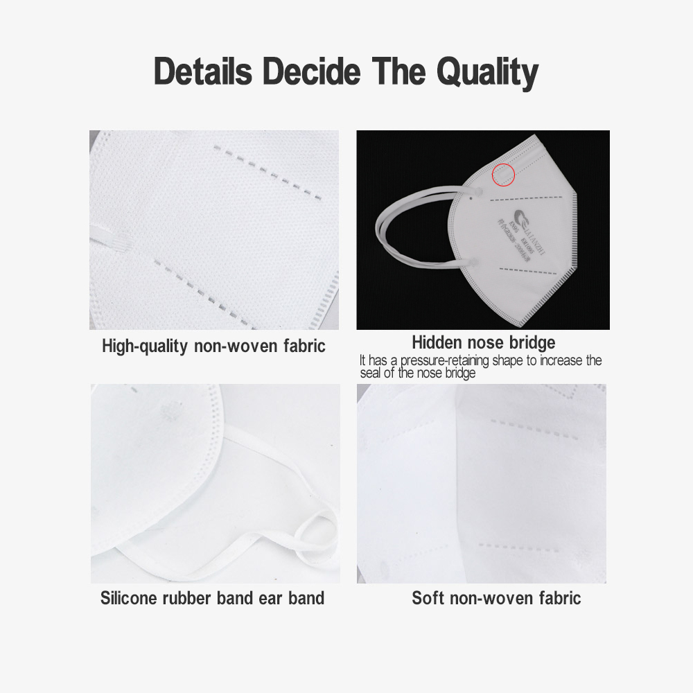 LAIANZHI 50PCS FFP2 Face masks - Kn95 Respirator Mask recensione e prezzo