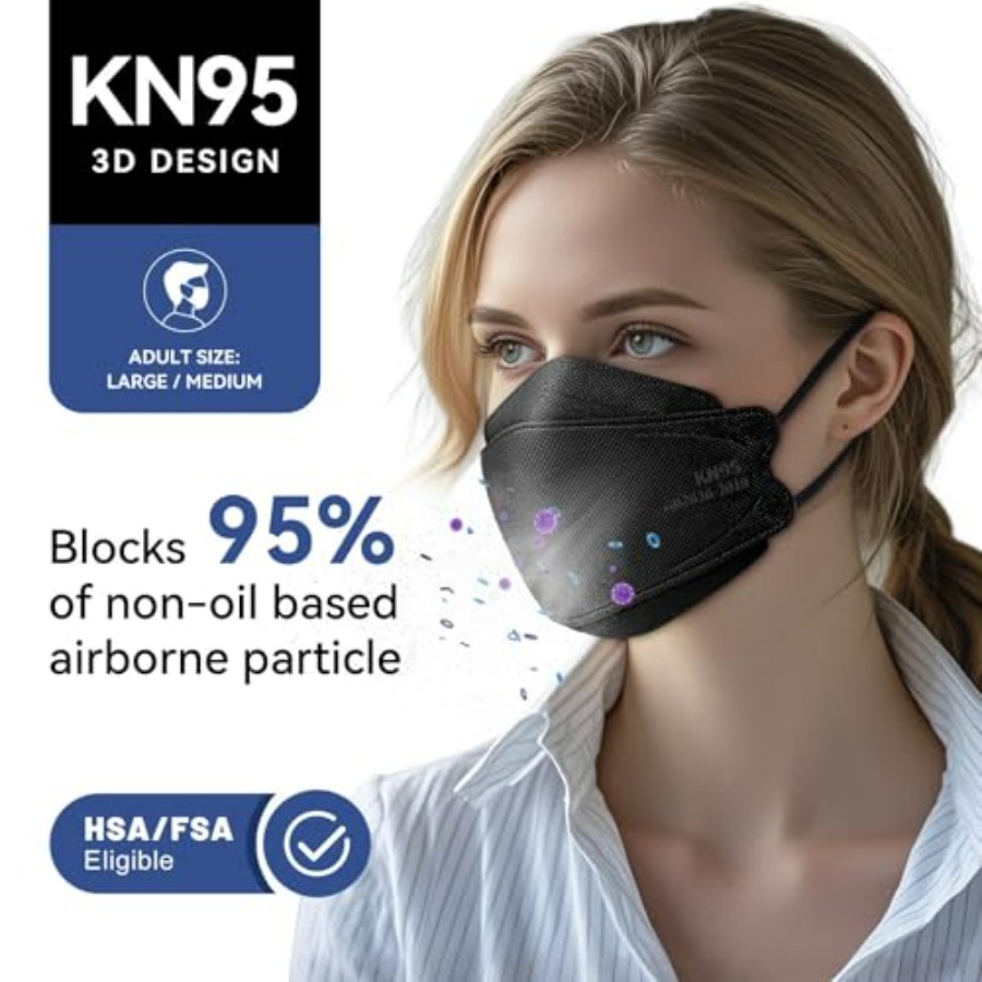 KN95 Face Mask Disposable Adul - Kn95 Respirator Mask recensione e prezzo