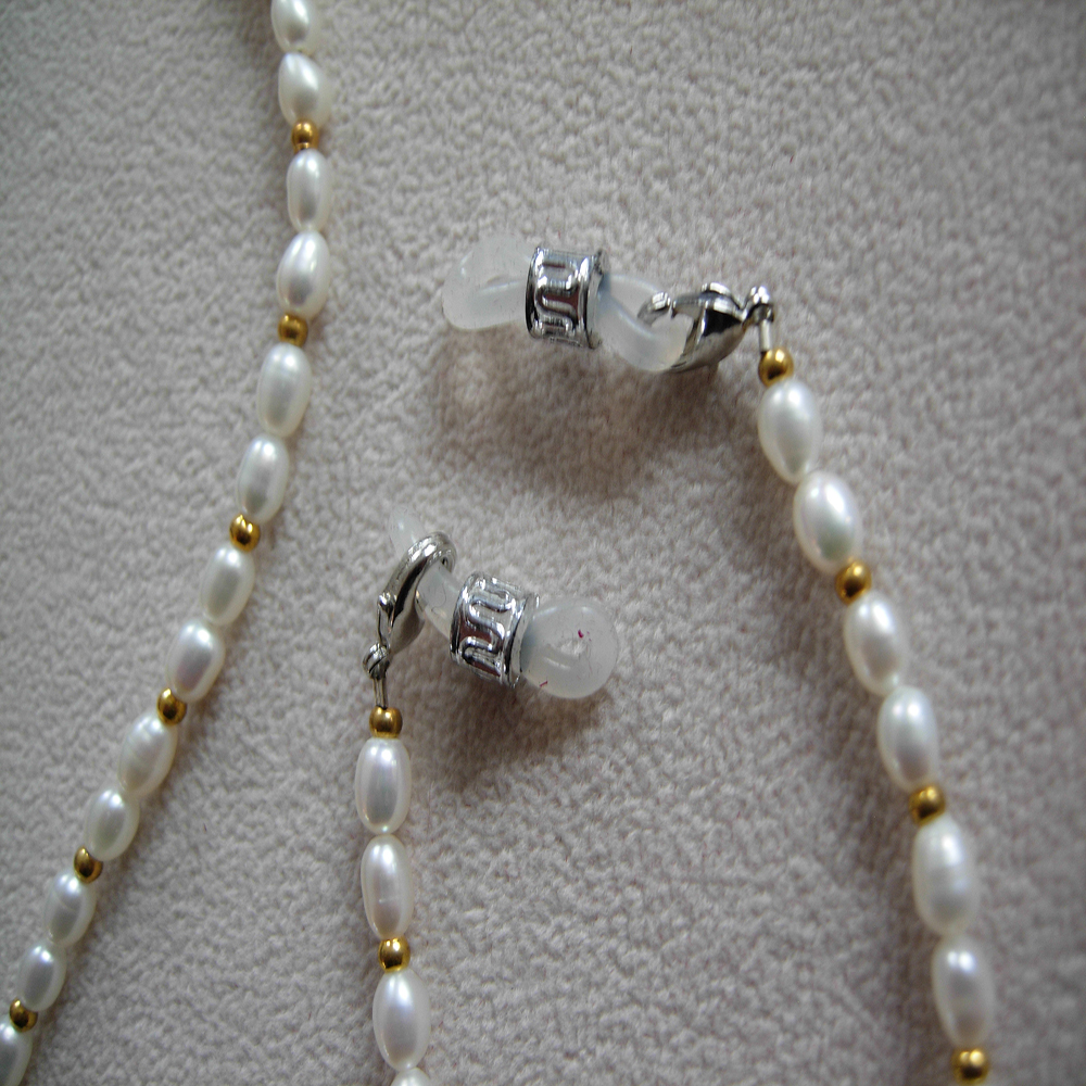 fashionable eyeglass beaded re - Mask Chain Holder recensione e prezzo