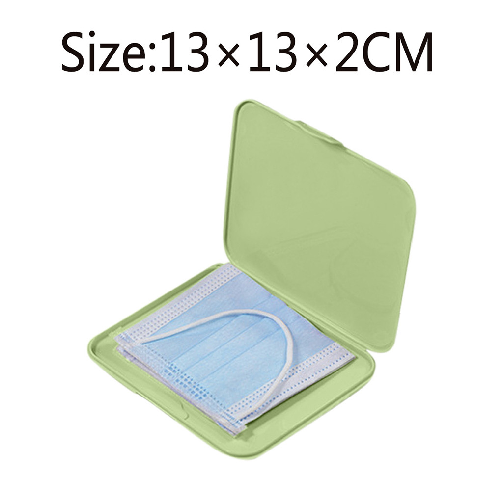 Pink Mask Cover Green Box Mask - Face Mask Storage Box recensione e prezzo