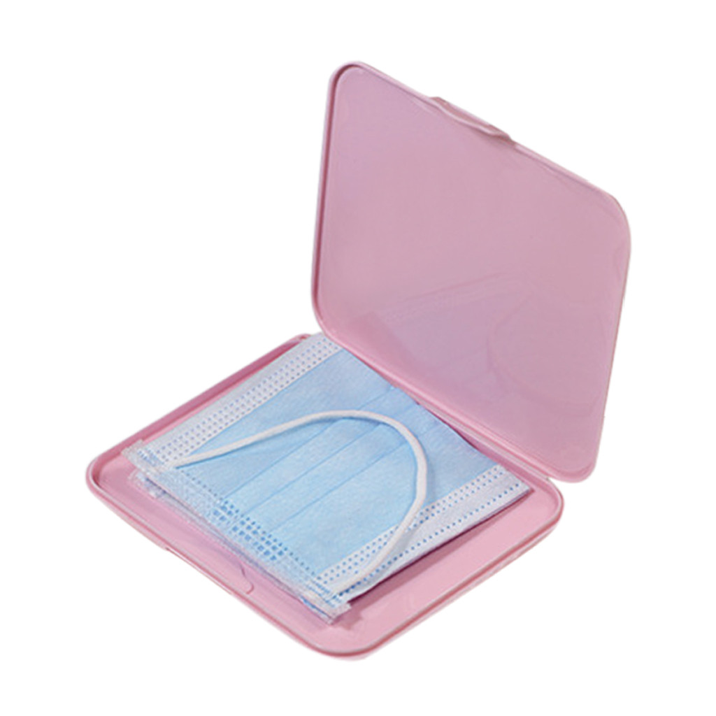 Pink Mask Cover Green Box Mask - Face Mask Storage Box recensione e prezzo