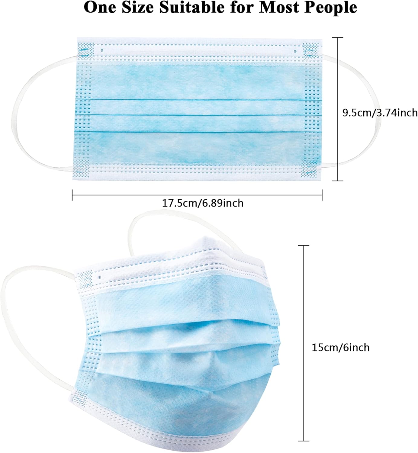 100pcs blue disposable protect - Disposable Mask Blue recensione e prezzo