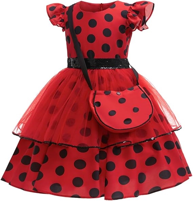 Girls Cosplay Costume Polka Do - Kids Face Mask recensione e prezzo
