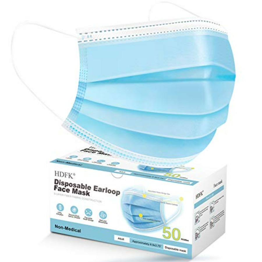 Face Mask Disposable Adults 3P - Disposable Mask Blue recensione e prezzo