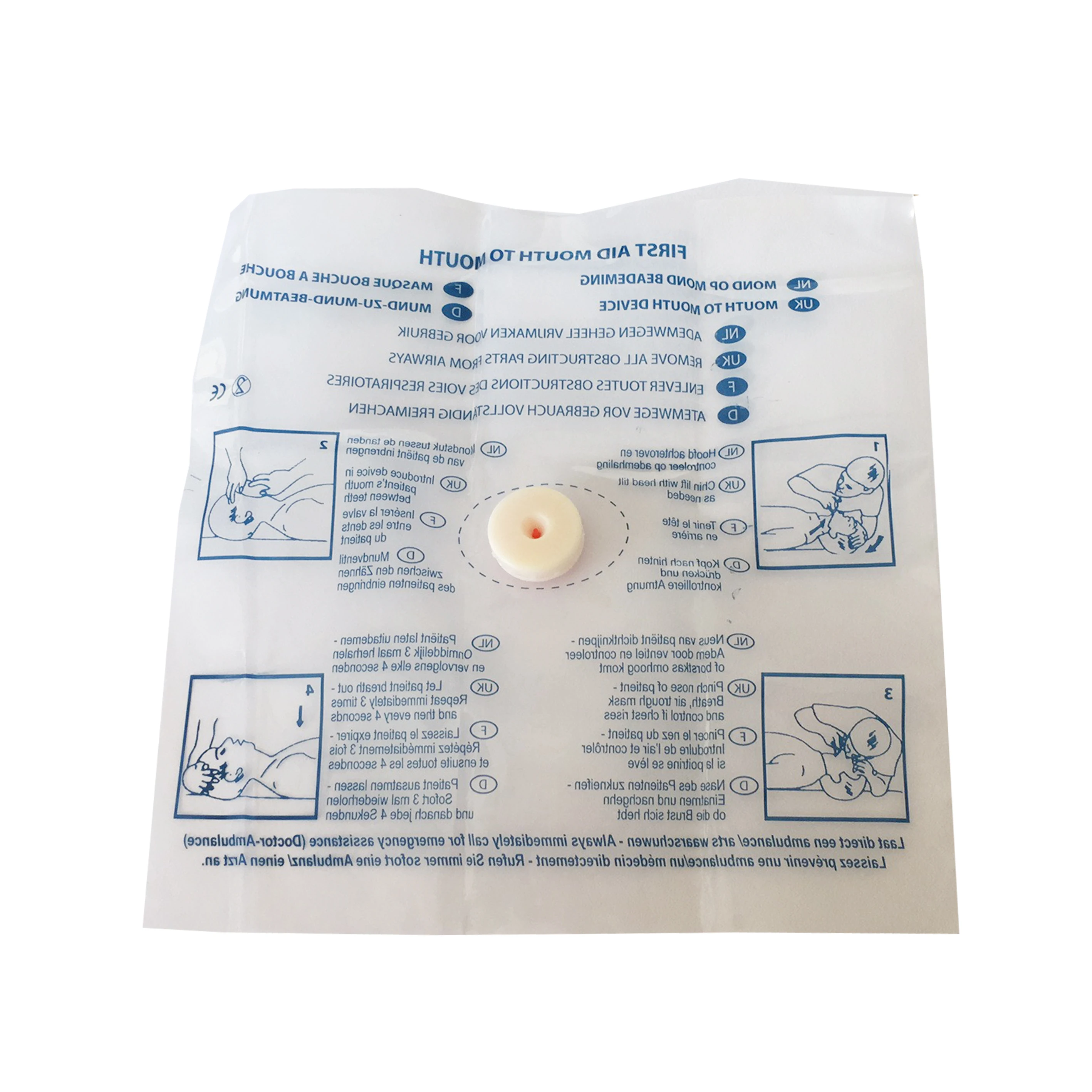 Manufacturer Mouth to Mouth Br - Disposable Mask Blue recensione e prezzo