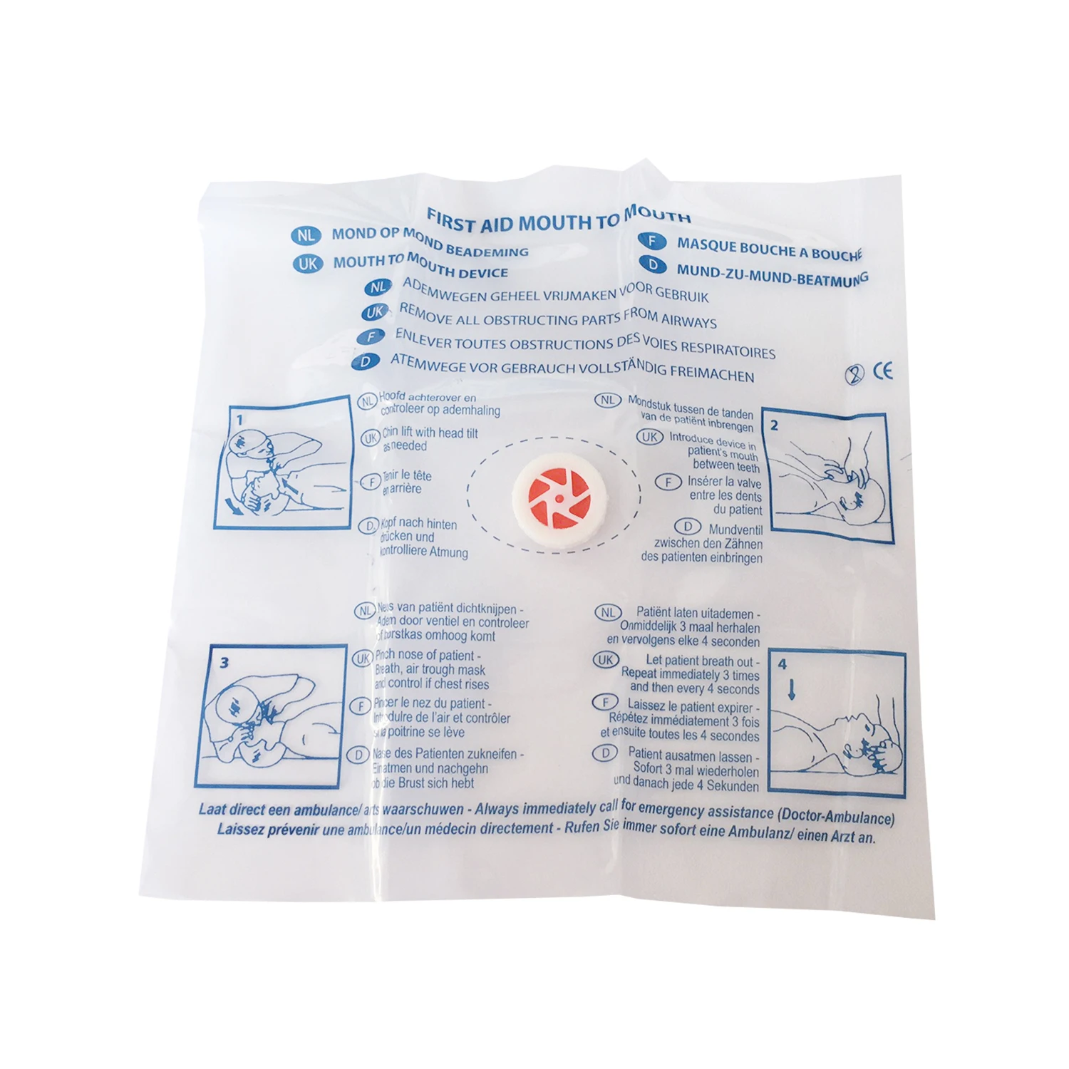 Manufacturer Mouth to Mouth Br - Disposable Mask Blue recensione e prezzo