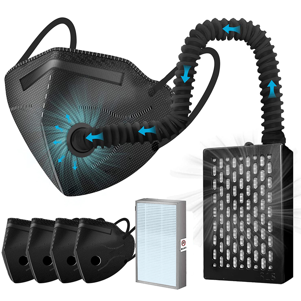 Electric KN95 Mask with Fan -  - Kn95 Respirator Mask recensione e prezzo