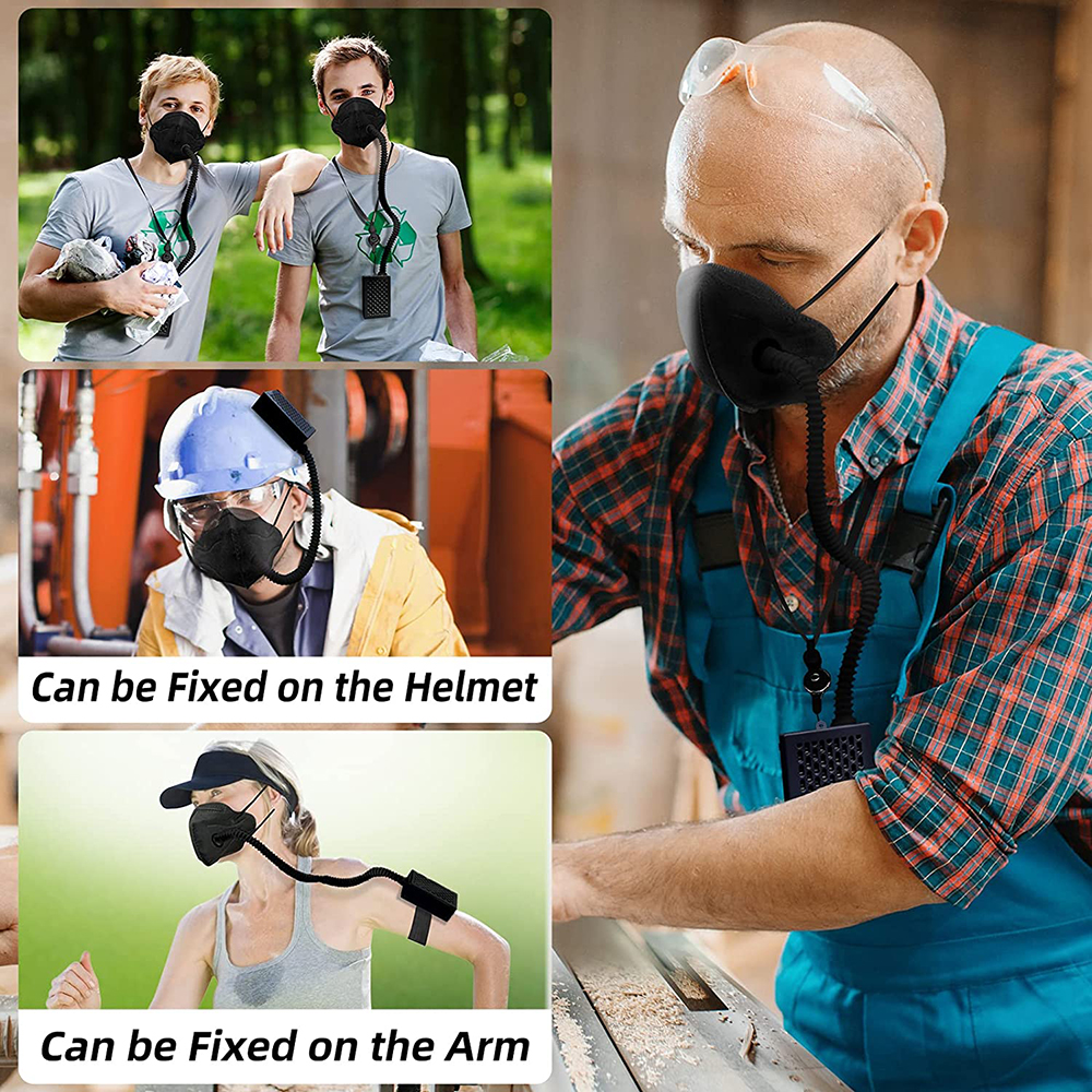 Electric KN95 Mask with Fan -  - Kn95 Respirator Mask recensione e prezzo
