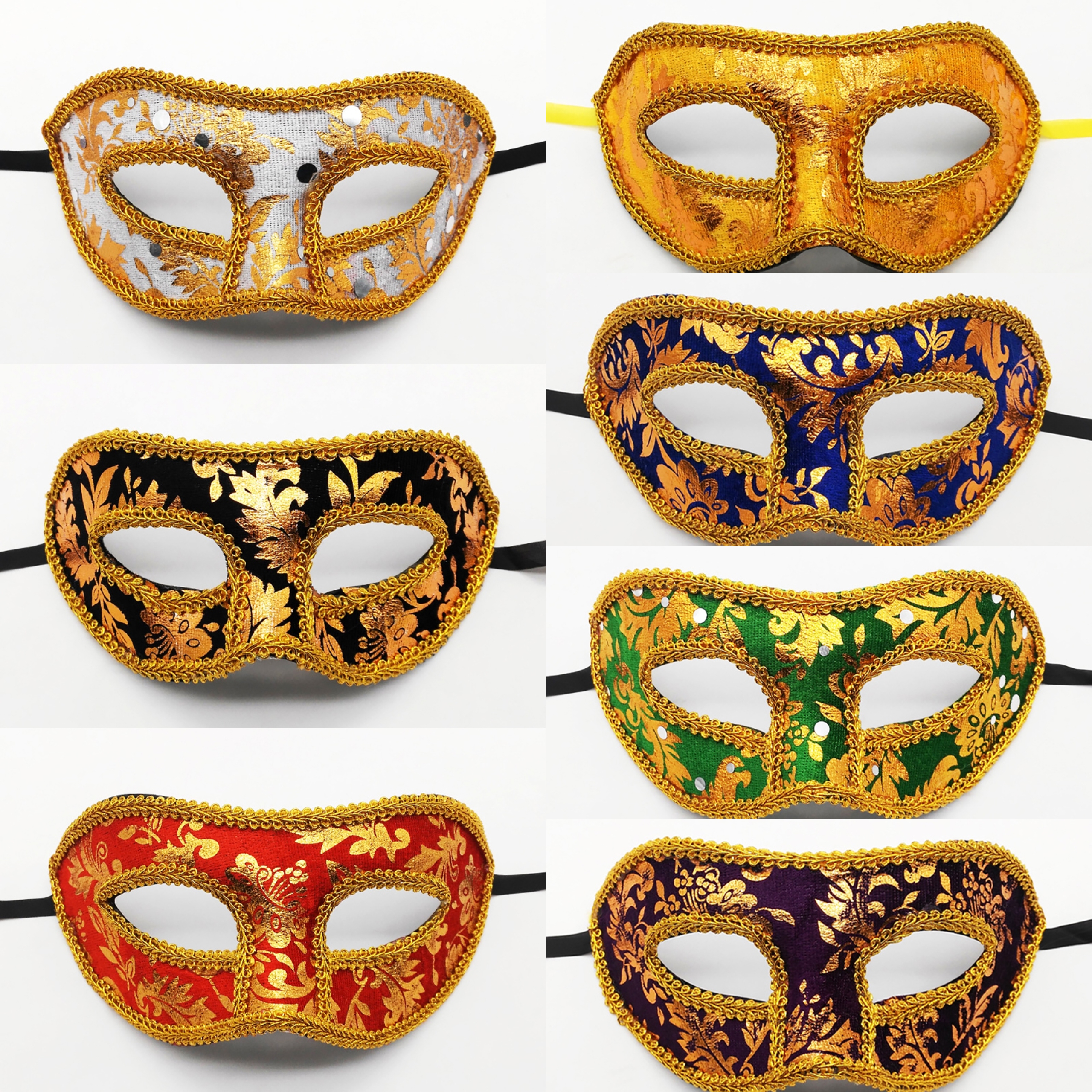 Men Mardi Gras Carnival Mask V - Respirator Half Face recensione e prezzo