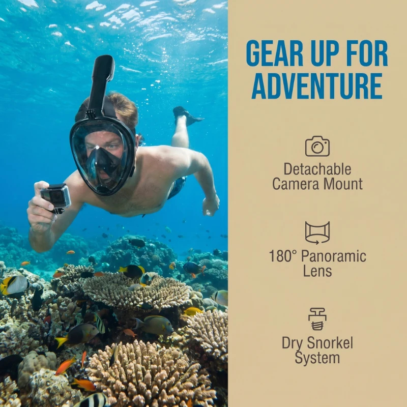 Underwater Scuba Anti Fog Full - Anti Pollution Mask recensione e prezzo