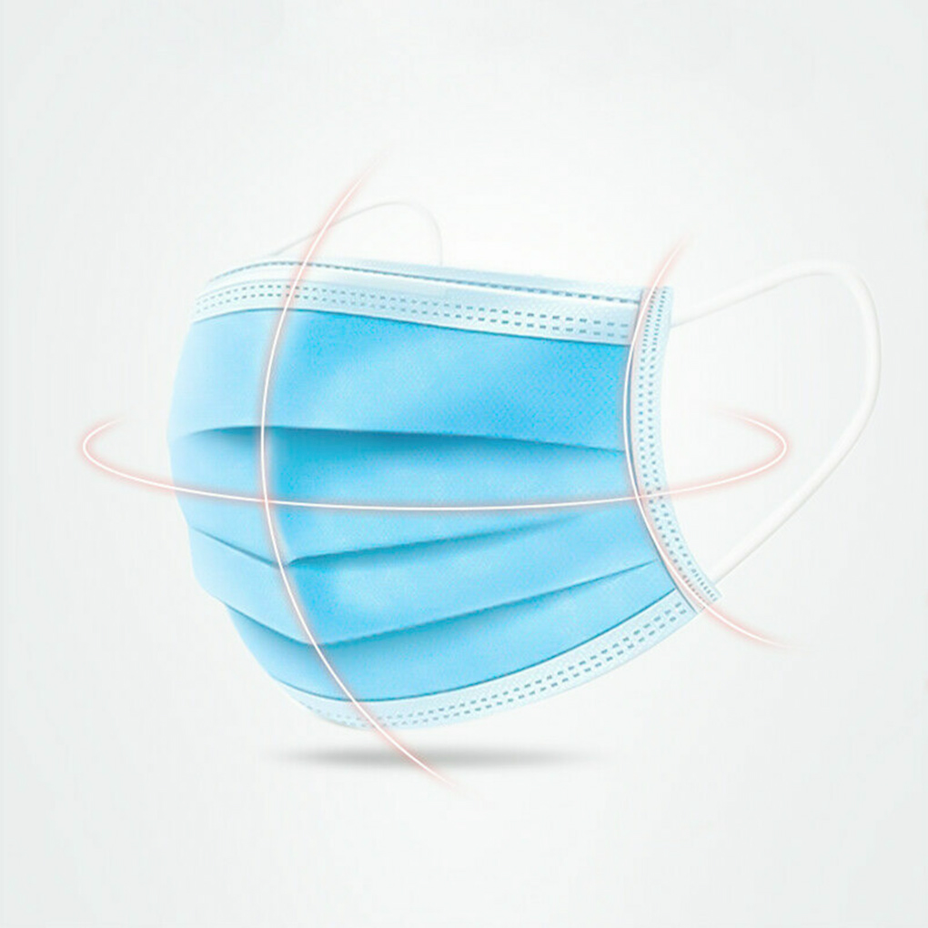 50piece Safe And Professional  - Disposable Mask Blue recensione e prezzo