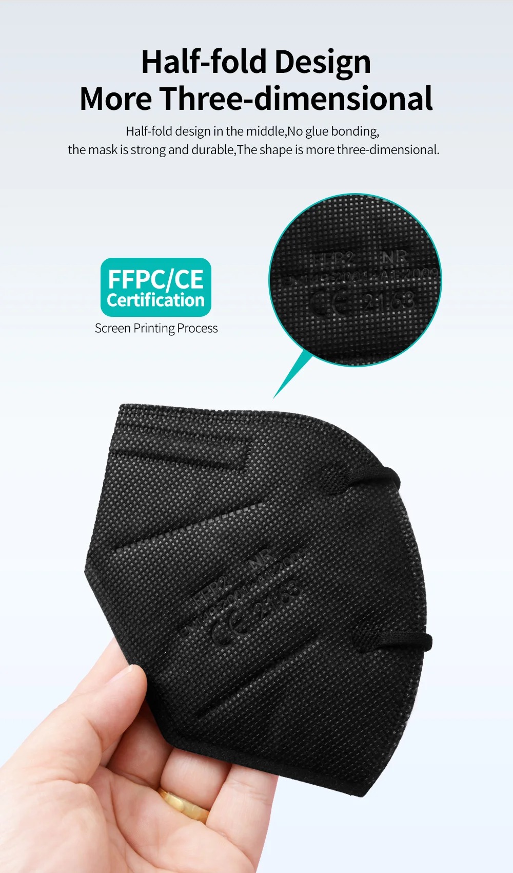 5Layer FFP2 Masks CE Approve K - Disposable Mask Blue recensione e prezzo