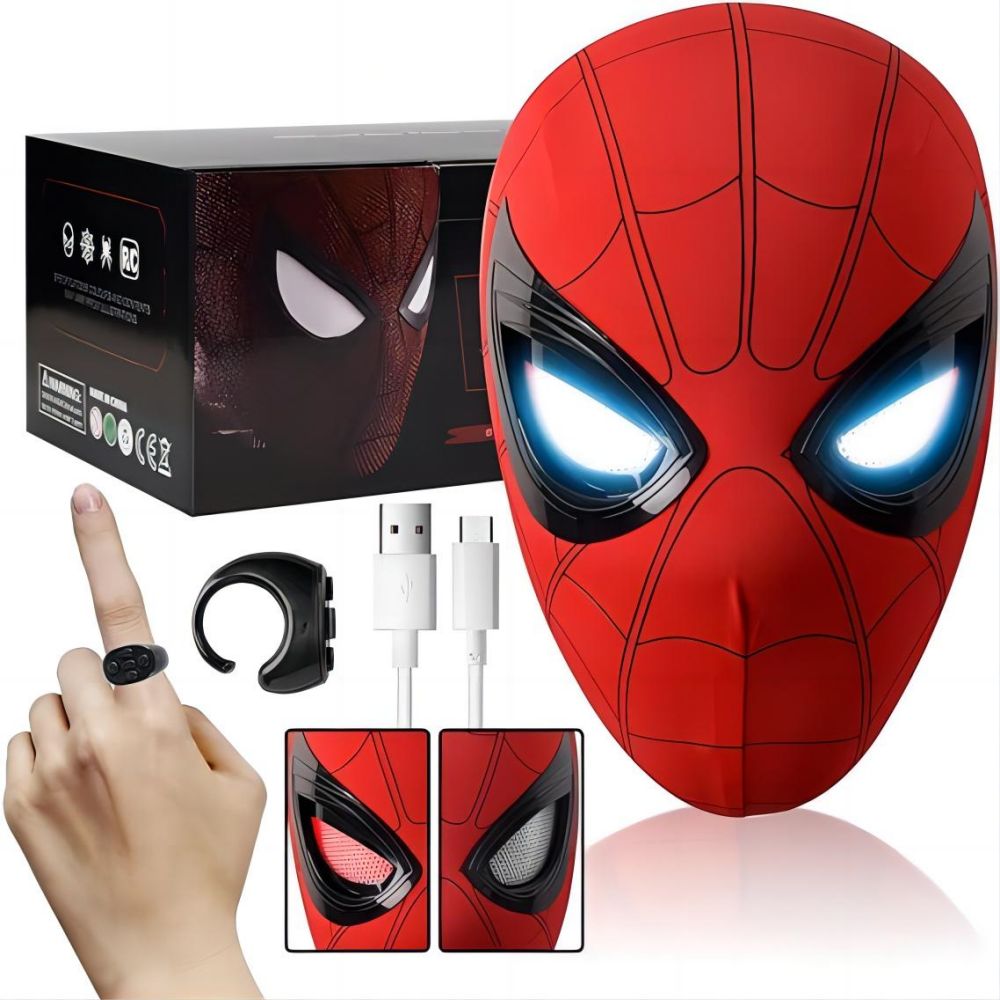 Movie Spidey Mask Eyes Glowing - Kids Face Mask recensione e prezzo