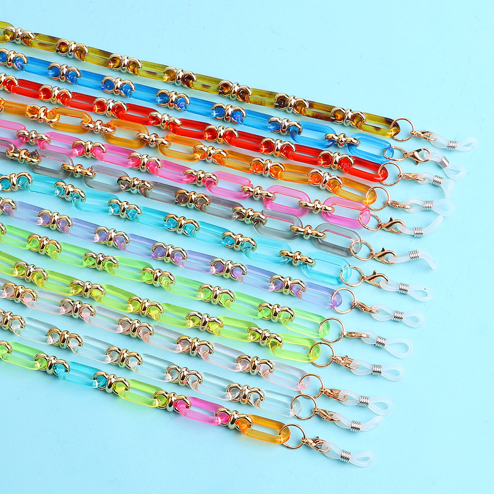 Colorful Transparent Link Acry - Mask Chain Holder recensione e prezzo