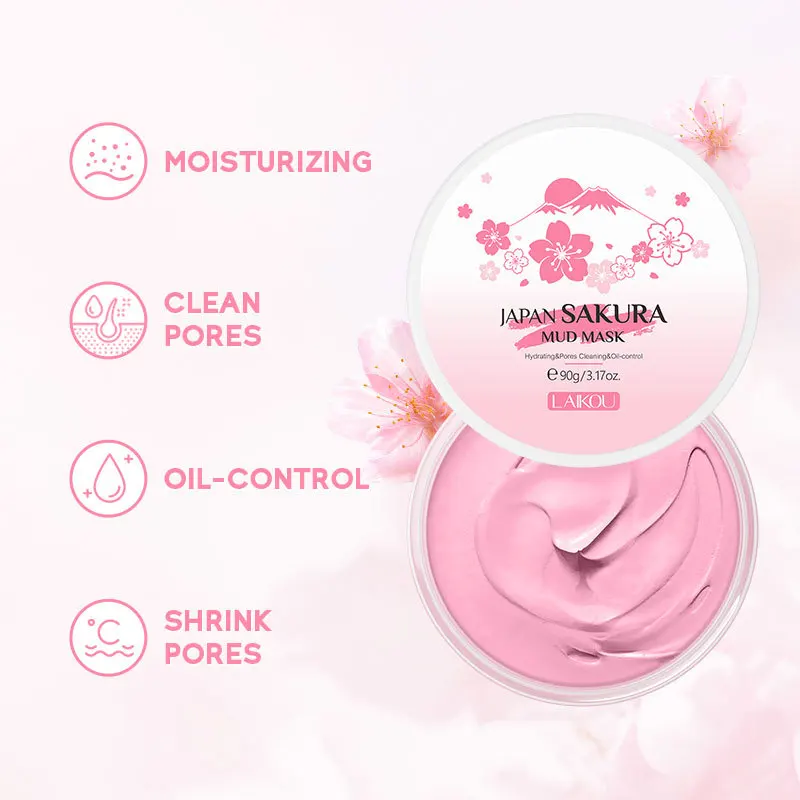 LAIKOU Sakura Clay Mask 25g 90 - Dust Mask Construction recensione e prezzo
