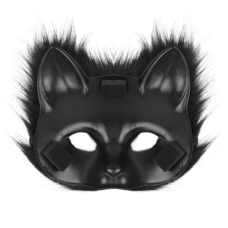 Furry Cat Ears Mask Tail & Paw - Black Face Mask Pack recensione e prezzo