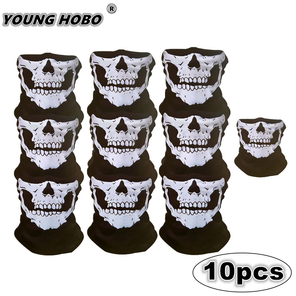 10pcs Skull Seamless Windproof - Sports Mask Breathable recensione e prezzo