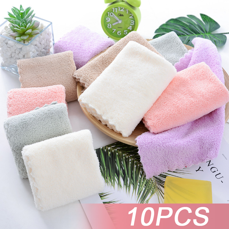 10Pcs Thickened Microfiber Hig - Cloth Face Mask Washable recensione e prezzo