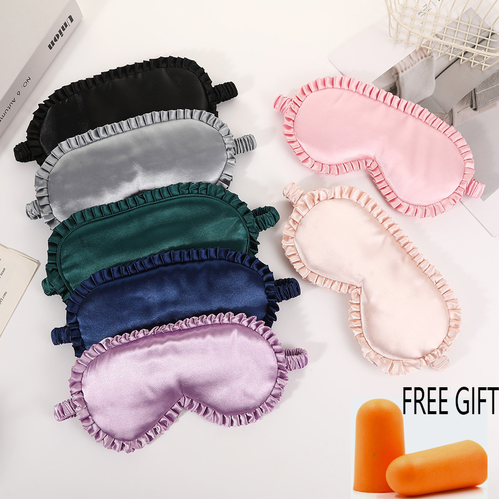 1pcs Premium Silk Eye Mask wit - Mask Lanyard Adjustable recensione e prezzo