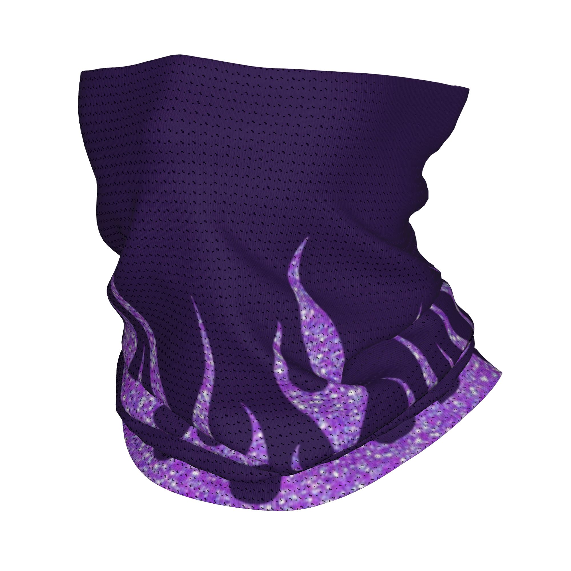 Custom Purple Glitter Flames B - Neck Gaiter Face Cover recensione e prezzo