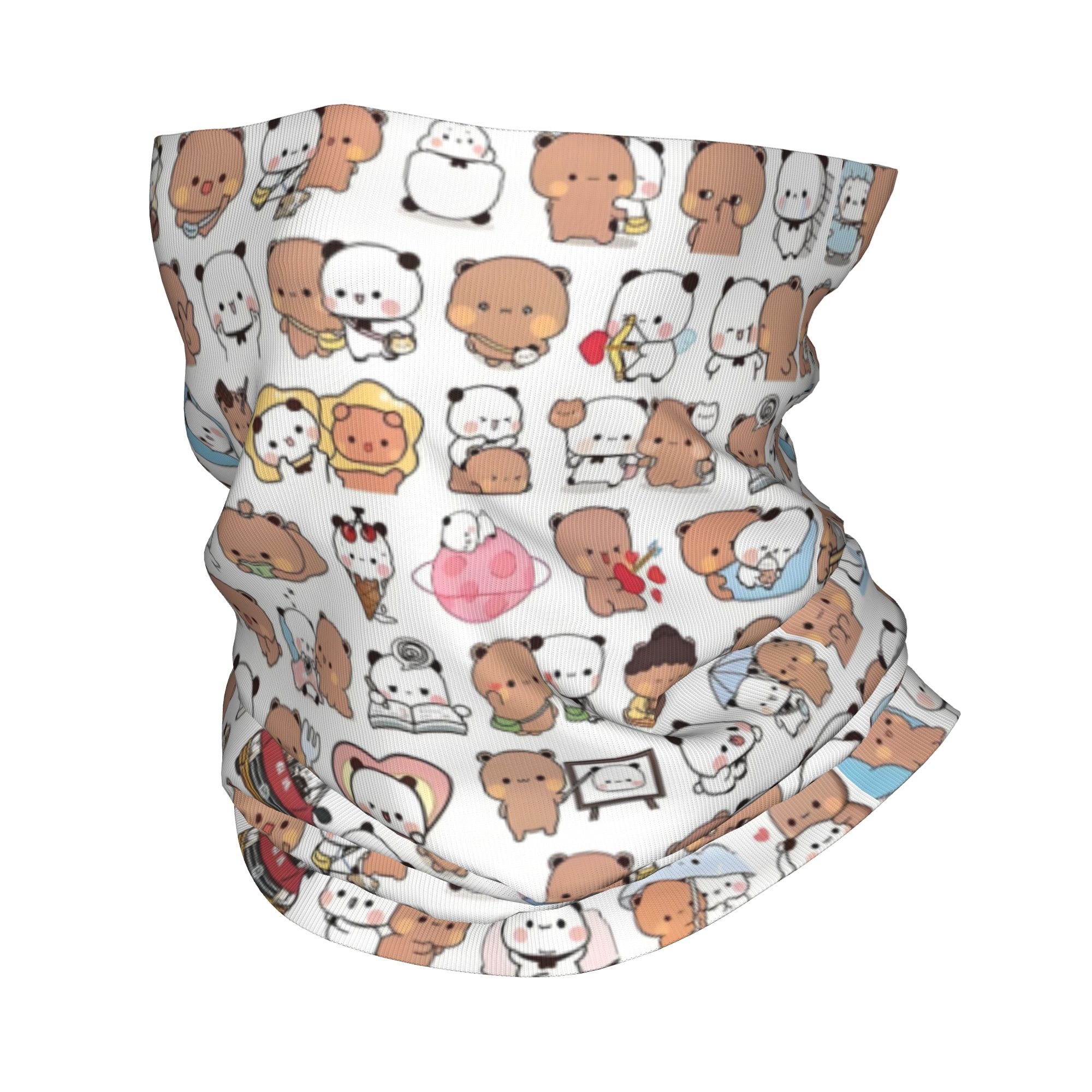 Custom Bear Cartoon Peach And  - Neck Gaiter Face Cover recensione e prezzo