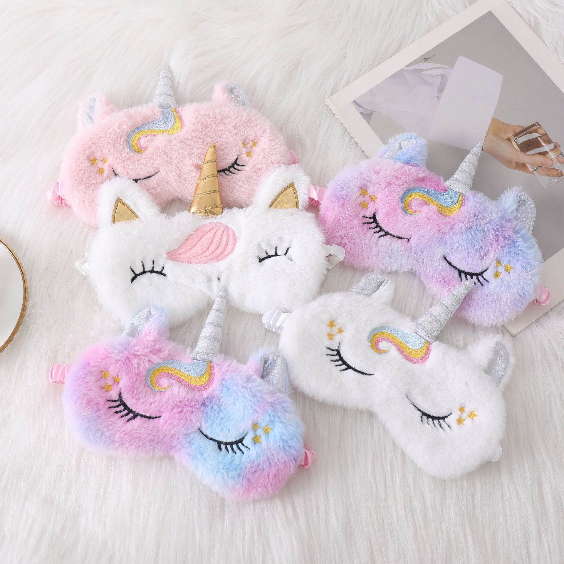 Soft Plush Sleeping Eye Masks  - Kids Face Mask recensione e prezzo