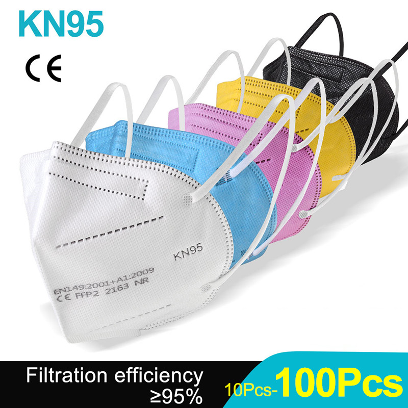 10-100Pcs FFP2 Masks KN95 Masc - Kn95 Respirator Mask recensione e prezzo