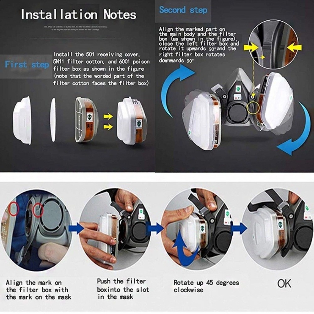 Reusable ‌Half-face Profession - Respirator Half Face recensione e prezzo