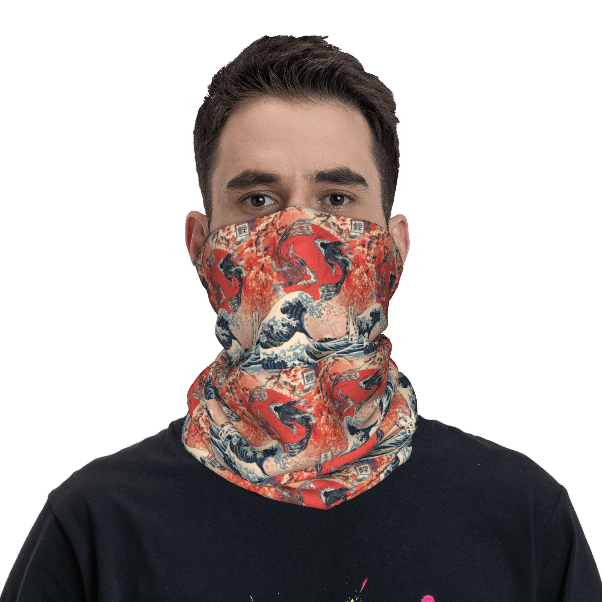 Koi Fish and Great Wave off Ka - Sports Mask Breathable recensione e prezzo