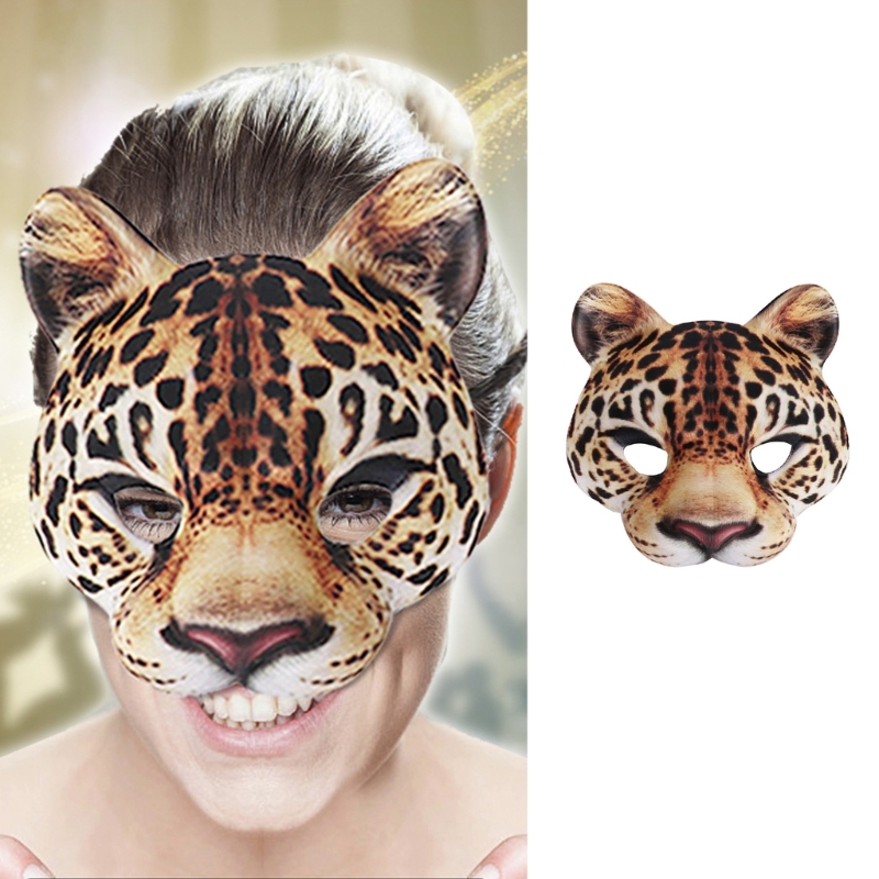 Leopard Mask Party Mask Dress  - Respirator Half Face recensione e prezzo