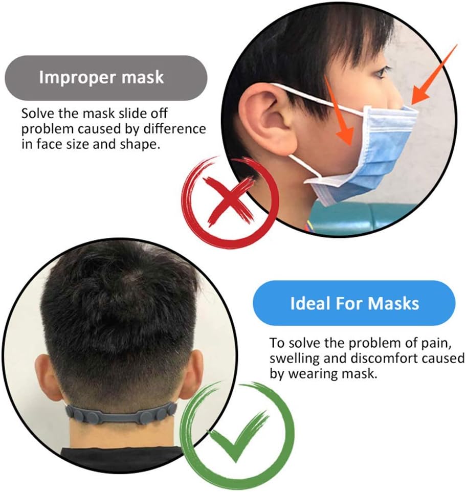 4 Pcs Silicone Ear Savers for  - Mask Ear Saver Strap recensione e prezzo