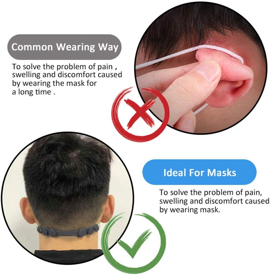 4 Pcs Silicone Ear Savers for  - Mask Ear Saver Strap recensione e prezzo