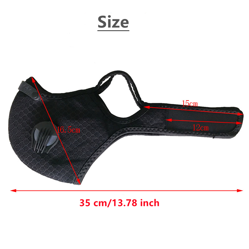 Cycling Face Mask with Filter  - Dust Mask Construction recensione e prezzo