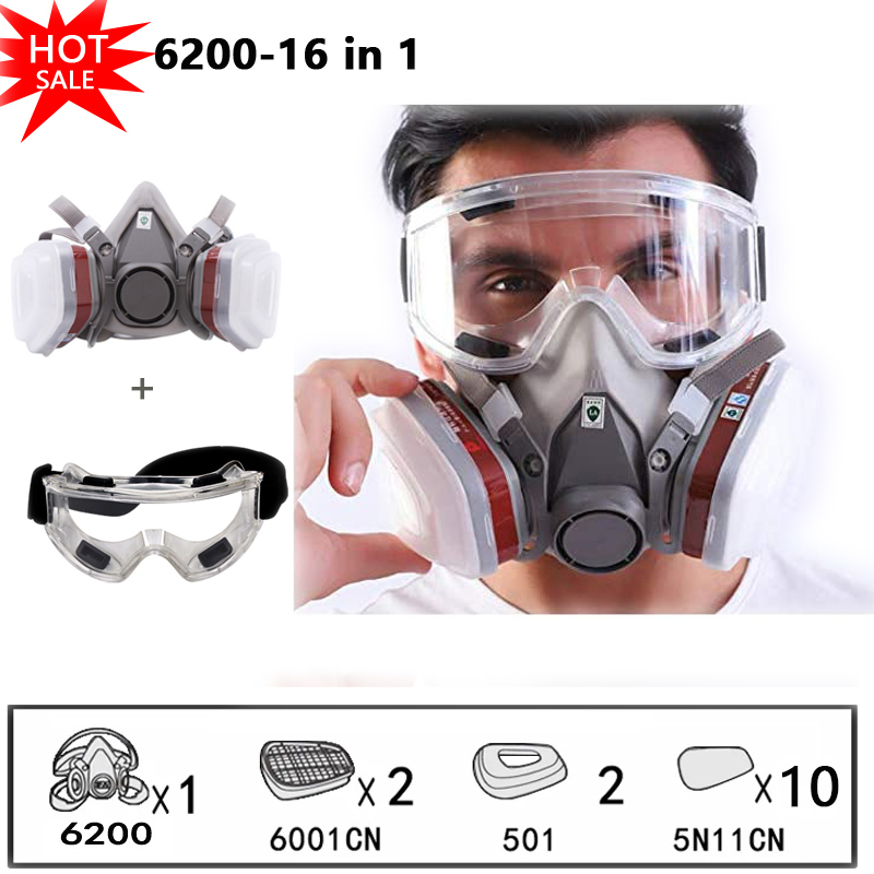 6200 Chemical Half Face Dustpr - Dust Mask Construction recensione e prezzo
