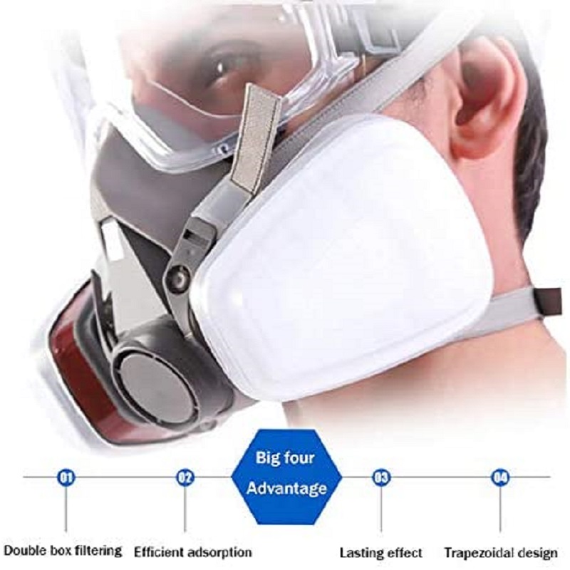 6200 Chemical Half Face Dustpr - Dust Mask Construction recensione e prezzo