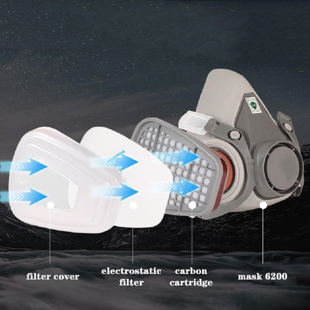 6200 Chemical Half Face Dustpr - Dust Mask Construction recensione e prezzo