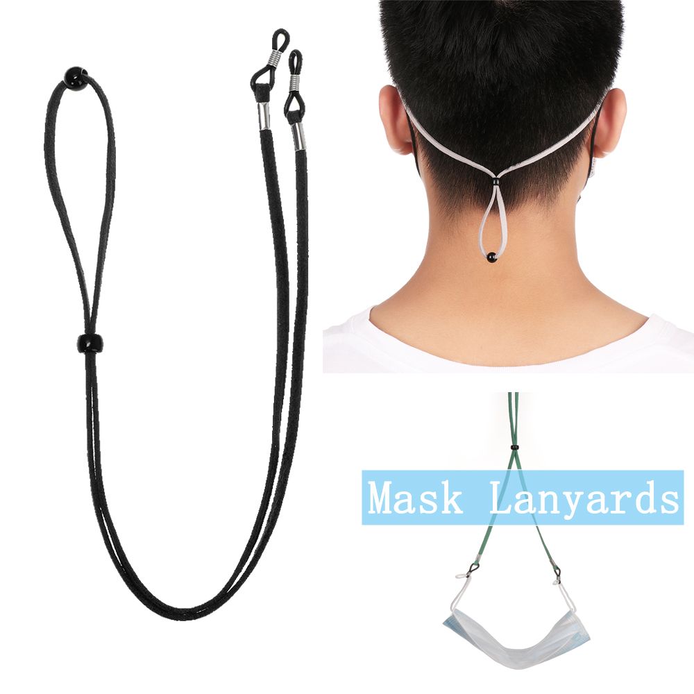 Adjustable Non-slip Leather Fa - Mask Lanyard Adjustable recensione e prezzo