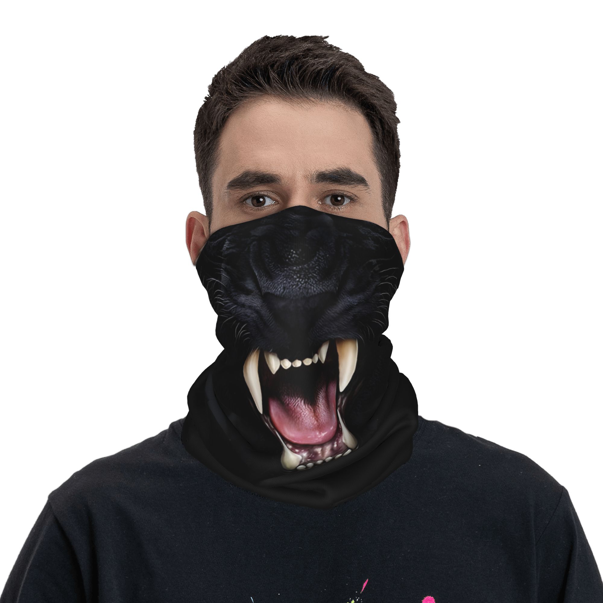 Custom Black Panther Animal He - Neck Gaiter Face Cover recensione e prezzo