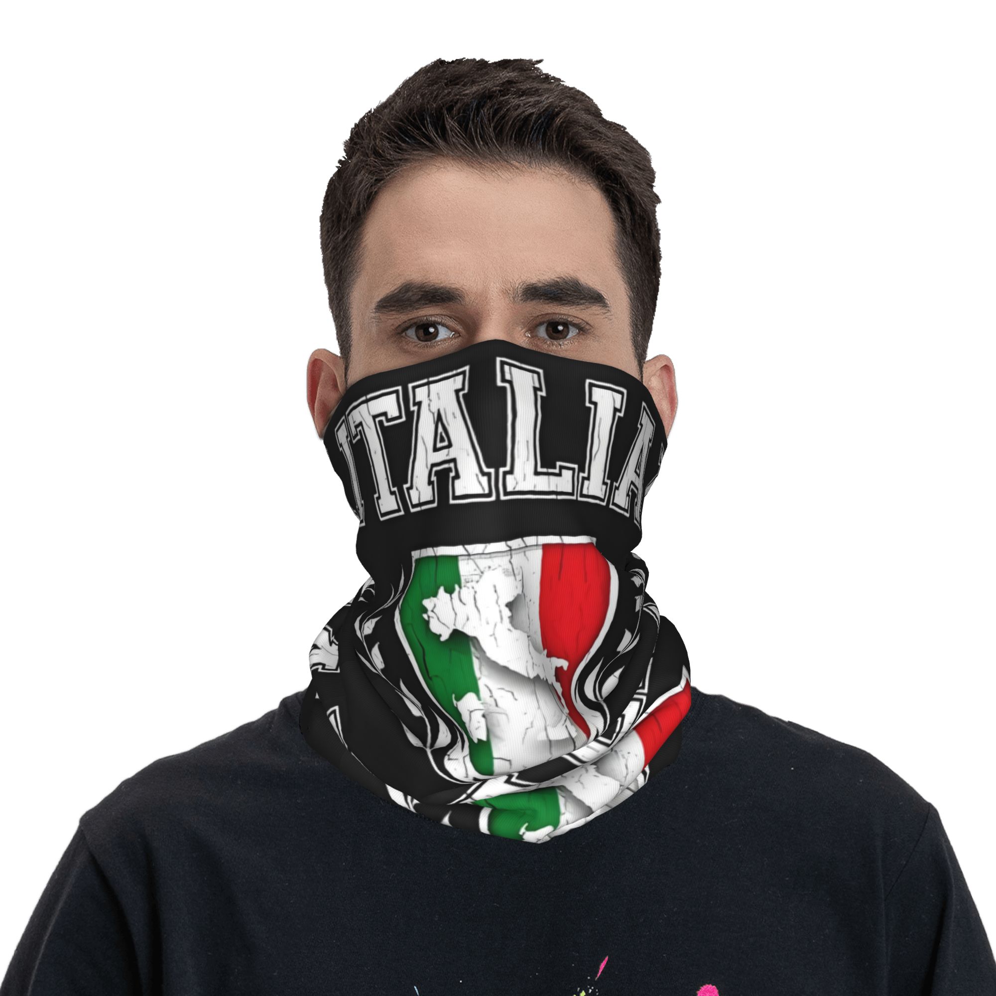 Custom Italy Flag Bandana Neck - Neck Gaiter Face Cover recensione e prezzo