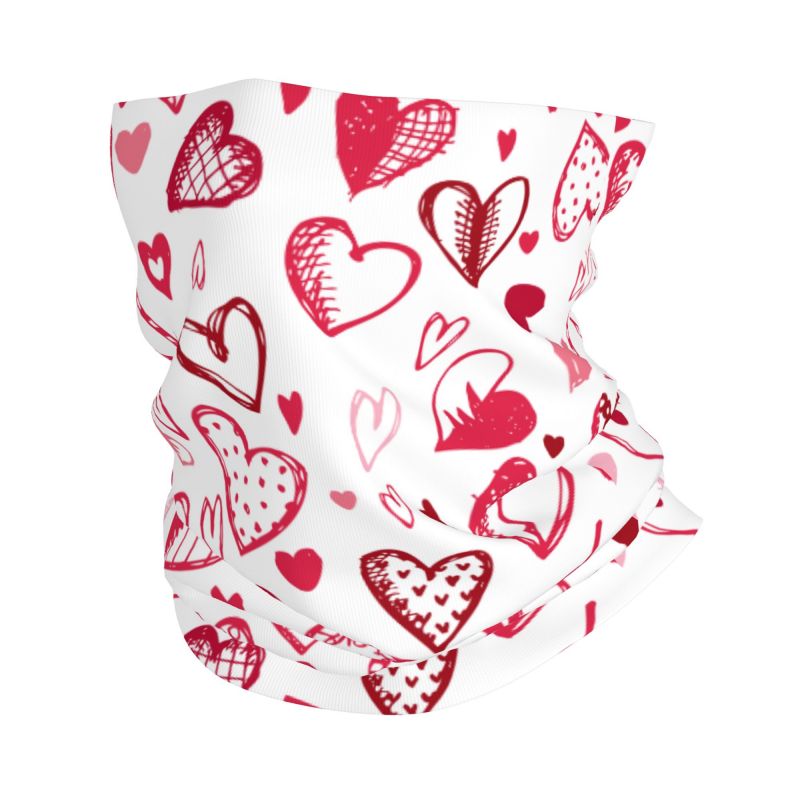 Pink Red Love Hearts Bandana N - Neck Gaiter Face Cover recensione e prezzo