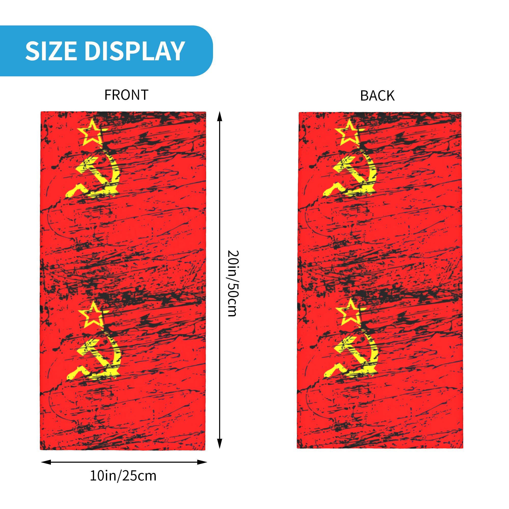 Russian Flag Soviet Union USSR - Neck Gaiter Face Cover recensione e prezzo